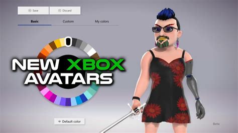 How do you download a custom avatar on Xbox One S?