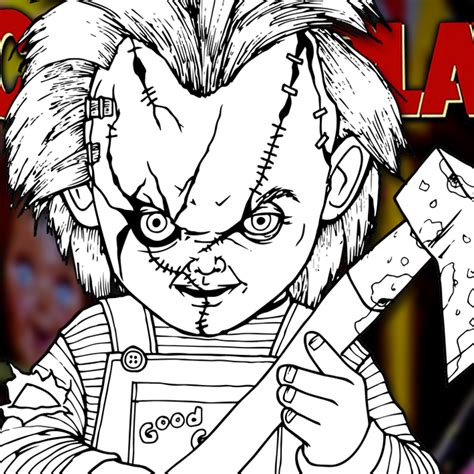 How do you draw Chucky?