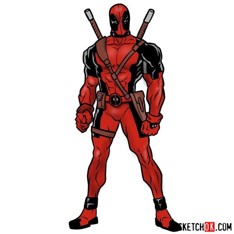 How do you draw Deadpool?