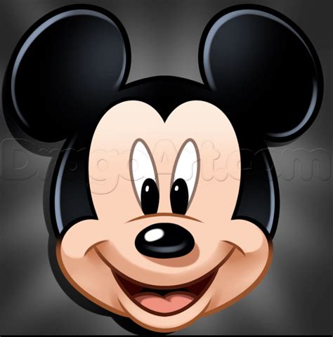 How do you draw Mickey eyes?