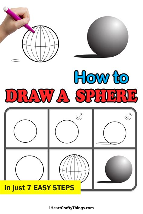 How do you draw a 3D sphere?