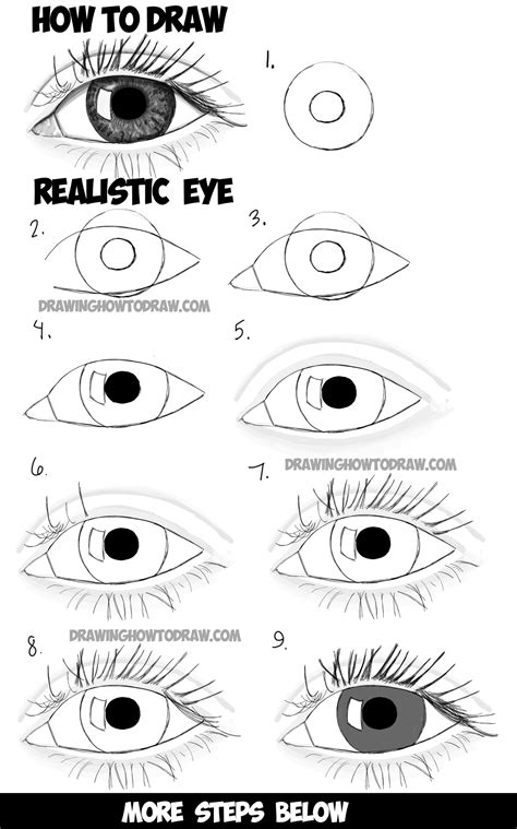 How do you draw a beautiful eyes?