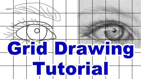 How do you draw a grid for drawing?