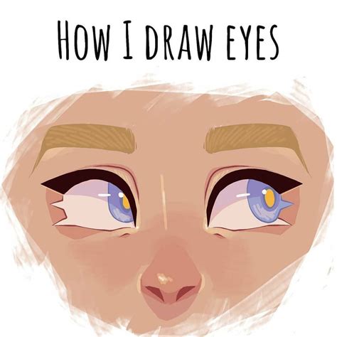 How do you draw cute eyes for people?
