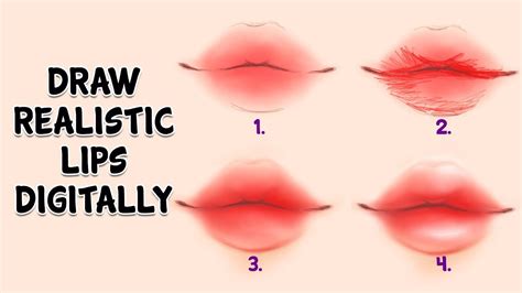 How do you draw cute juicy lips?