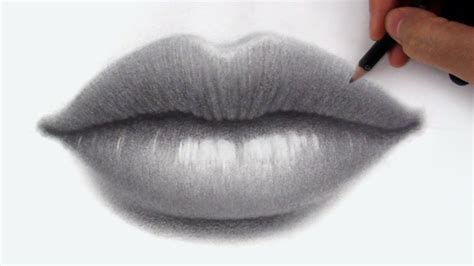 How do you draw human lips?