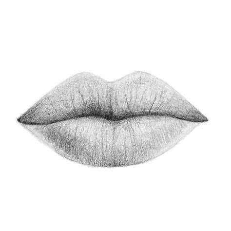 How do you draw pout lips?