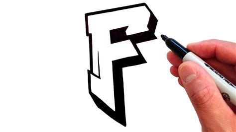 How do you draw the F alphabet?