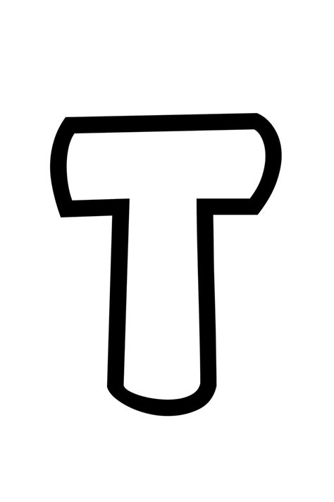 How do you draw the letter T?