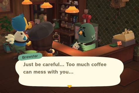 How do you drink coffee with friends in ACNH?