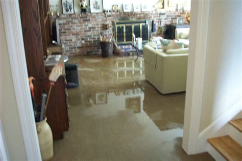 How do you dry a flooded floor?