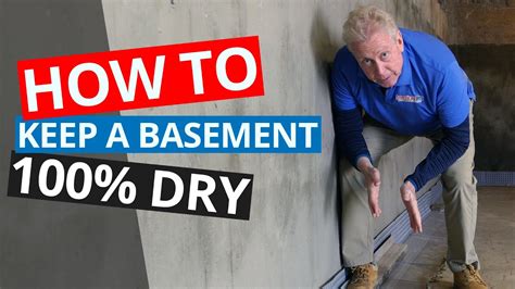 How do you dry out a damp basement?