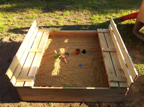 How do you dry out a sandbox?
