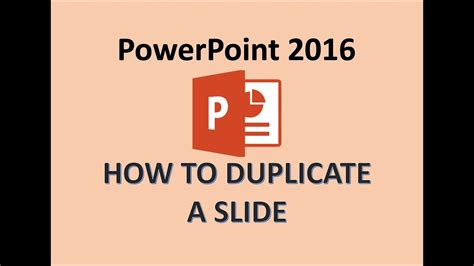 How do you duplicate a slide project?