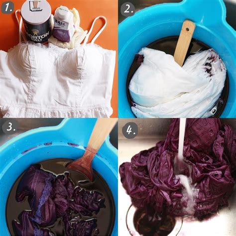 How do you dye fabric with vinegar?