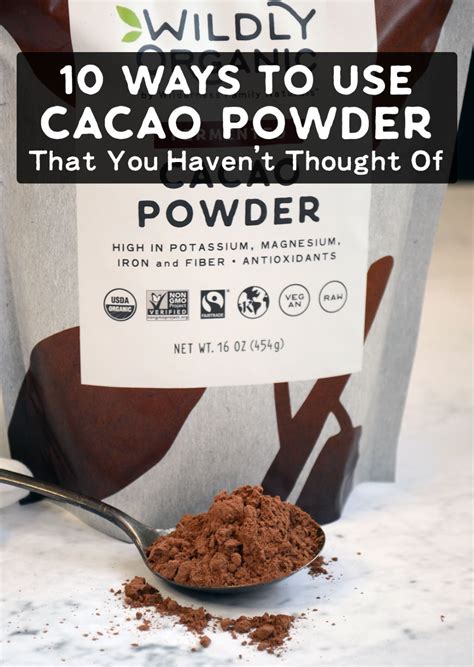 How do you eat raw cacao powder?