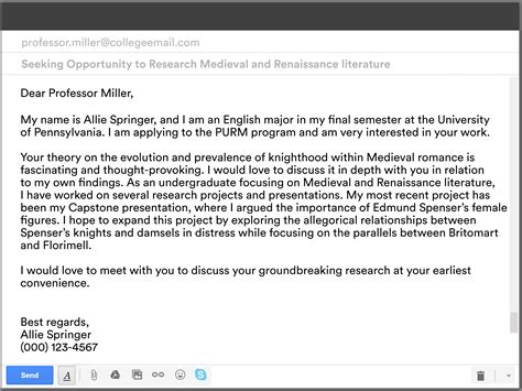 How do you email a Professor for a PhD admission sample?