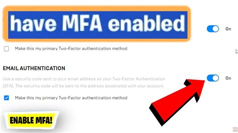 How do you enable MFA?