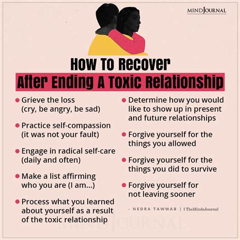 How do you end a 10 year toxic relationship?