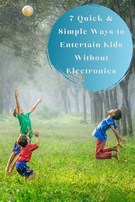 How do you entertain a child without electronics?