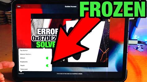 How do you exit a frozen screen?