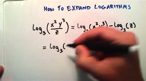 How do you expand logs?