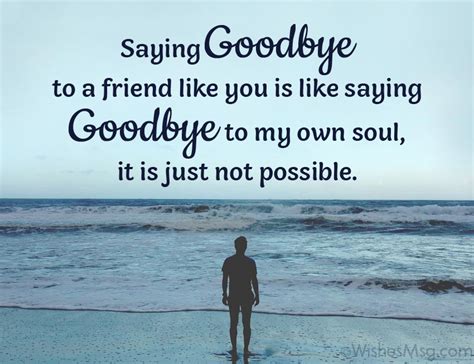 How do you farewell a friend?