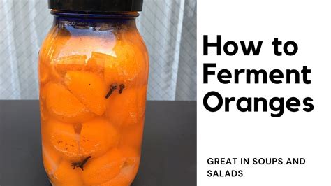 How do you ferment citrus peels?