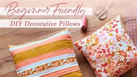 How do you fill a decorative pillow?