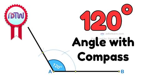 How do you find a 120 degree angle?