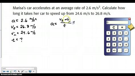 How do you find acceleration when it is not constant?