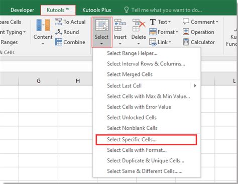 How do you find and select all cells with specific text in Excel?