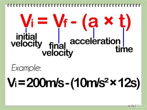 How do you find initial velocity?