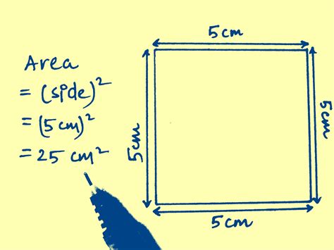 How do you find the area of 5cm and 10cm?