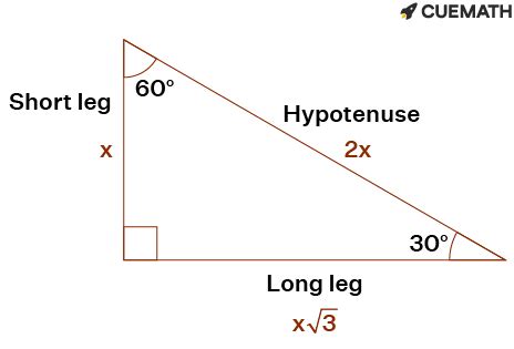 How do you find the long leg of 30 60 90?