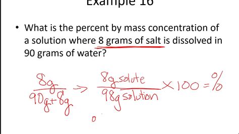 How do you find the percent concentration of a solution?