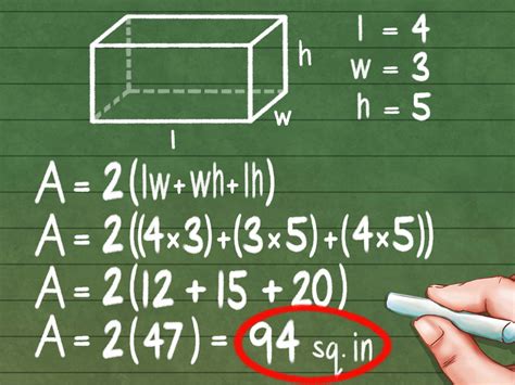 How do you find the surface area of a rectangular prism?