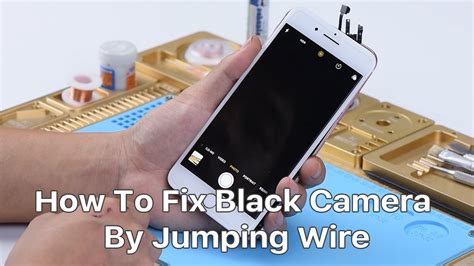 How do you fix a black camera?