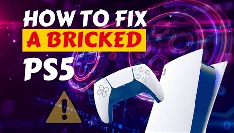 How do you fix a bricked PS5?