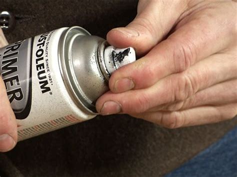 How do you fix a broken spray paint nozzle?