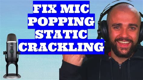 How do you fix a crackling mic?