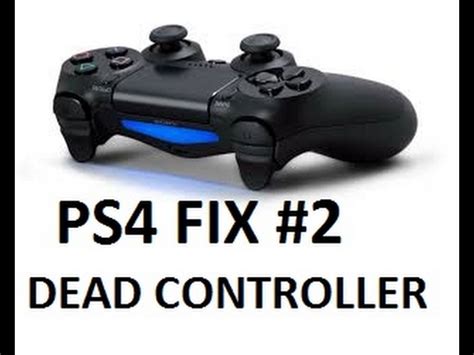 How do you fix a dead ps4 controller?