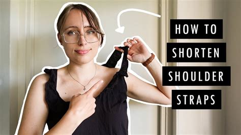 How do you fix a dress with too long straps?