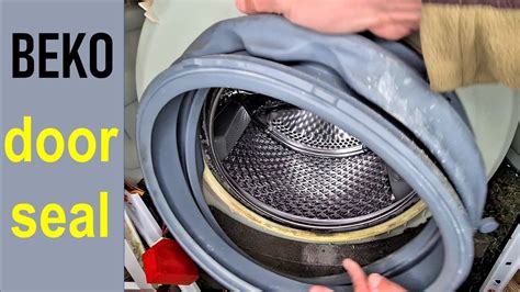 How do you fix a hole in a washing machine door seal?