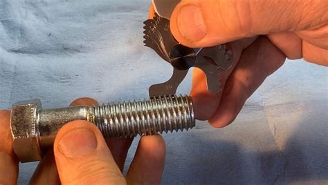 How do you fix a loose thread screw hole in metal?