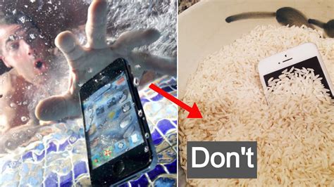 How do you fix a phone that fell in water without rice?