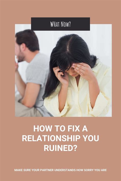 How do you fix a relationship you ruined by lying?