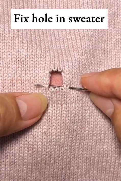 How do you fix a sagging sweater?