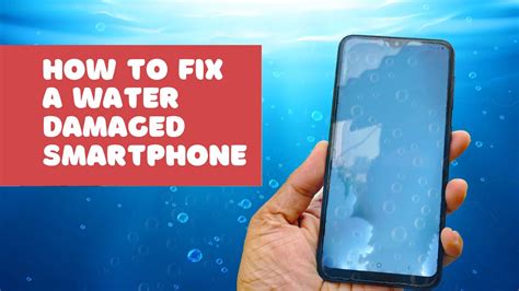 How do you fix a severely water damaged phone?