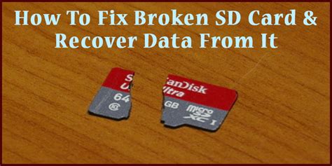 How do you fix a spoiled SD card?